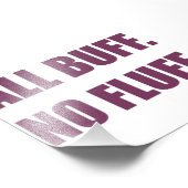 All Buff No Fluff Fat Hamster Commercial フォトプリント (角)