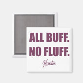 All Buff No Fluff Fat Hamster Commercial マグネット (正面/裏面)