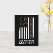 All Cancer Matters認識度ことわざ世界癌D カード (黄色い花)