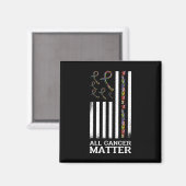 All Cancer Matters認識度ことわざ世界癌D マグネット (正面/裏面)