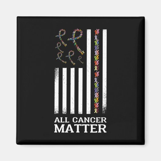 All Cancer Matters認識度ことわざ世界癌D マグネット (正面)