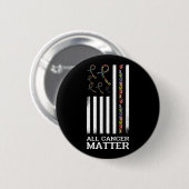 All Cancer Matters認識度ことわざ世界癌D 缶バッジ (正面&裏面)
