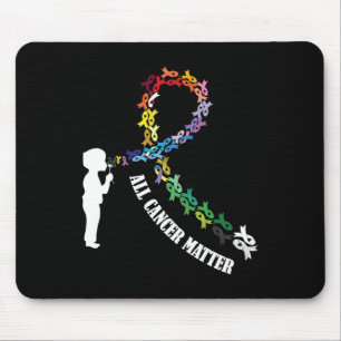 All Cancer Matters認識度ことわざI World Cancer マウスパッド
