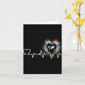 All Cancer Matters認識度デイハートビートリボン カード (黄色い花)