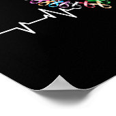 All Cancer Matters認識度デイハートビートリボン ポスター (角)