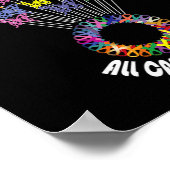 All Cancer Matters認識度日リボンのサポート ポスター (角)