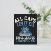 All Caps United Troll League Champions シーズンポストカード (スタンド正面)