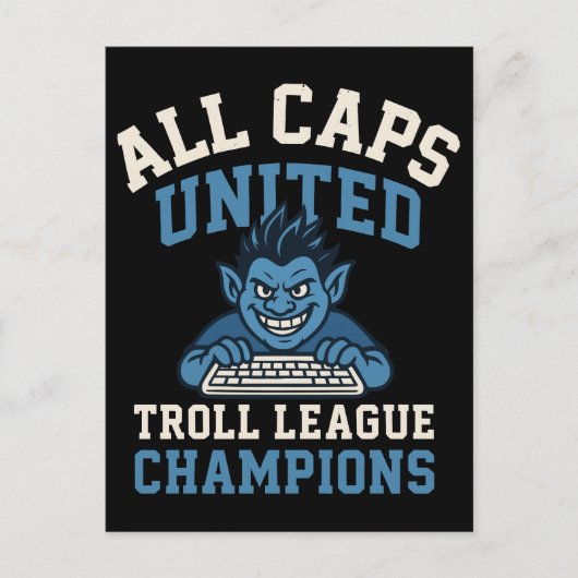 All Caps United Troll League Champions シーズンポストカード (正面)