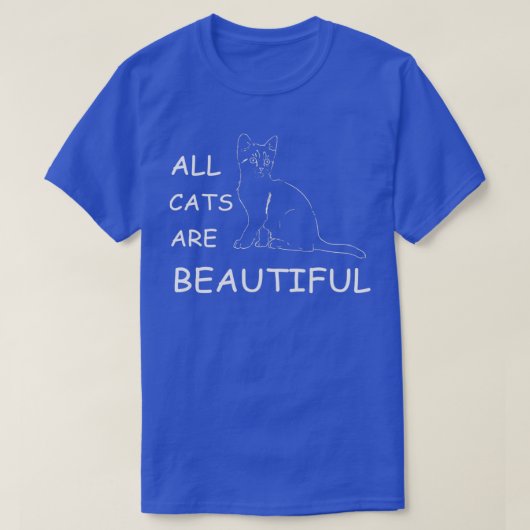 all cats are beautiful Essential TShirt  Tシャツ (デザイン正面)
