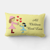 All Children Need Love: ランバークッション (裏面)