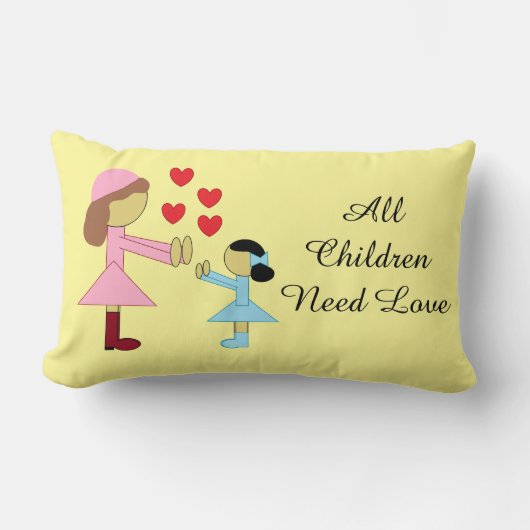 All Children Need Love: ランバークッション (正面)