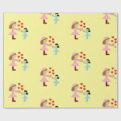 All Children Need Love:  Light Yellow ラッピングペーパー (フラット)