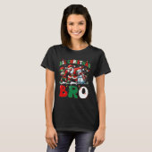 All Christmas Bro Xmas Santa Elf Snowman Dabbing M Tシャツ (正面フル)