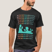 All Cool Kids Are Reading Book Nerd  Reading Vinta Tシャツ (正面)
