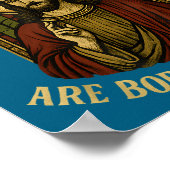 All Cool People Are Born In December Birthday Chri ポスター (角)