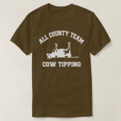 All County Team Cow Tipping  Tシャツ (デザイン正面)
