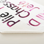 All Day Plie, Chasse, Jete ～バレエデザイン シェルパブランケット (3/4)