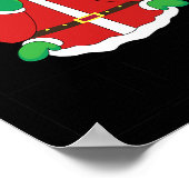 All Done Santa Christmas Sign Language Teac ポスター (角)