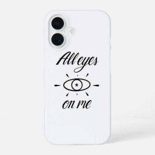 All eyes on me - iPhone 16ケース (裏面)