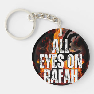 ALL EYES ON RAFAH - Rafah Gaza Palestina大虐殺 キーホルダー