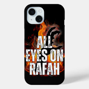 ALL EYES ON RAFAH - Rafah Gaza Palestina大虐殺 iPhone 15ケース