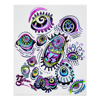 All Eyes On You M13カラーアートポスター ポスター