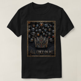 All Eyez On Me Crown Graphic | Urban Rap Streetwea Tシャツ