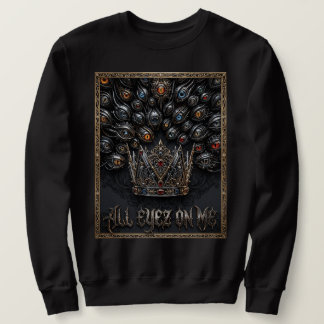 All Eyez On Me Crown Graphic | Urban Streetwear スウェットシャツ
