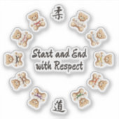 【all】For all judo lovers, young and old. シール (正面)