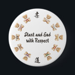 【all】For all judo lovers, young and old. 缶バッジ<br><div class="desc">【all】 For all judo lovers, young and old. This charming "Judo Bear" design celebrates the spirit of Japanese martial arts, combining the strength and gentleness of judo with a touch of cuteness. Featuring a black belt bear in a classic judogi, this design is fully customizable—you can add your name, dojo,...</div>
