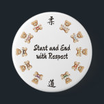 【all】For all judo lovers, young and old. 缶バッジ<br><div class="desc">【all】 For all judo lovers, young and old. This charming "Judo Bear" design celebrates the spirit of Japanese martial arts, combining the strength and gentleness of judo with a touch of cuteness. Featuring a black belt bear in a classic judogi, this design is fully customizable—you can add your name, dojo,...</div>