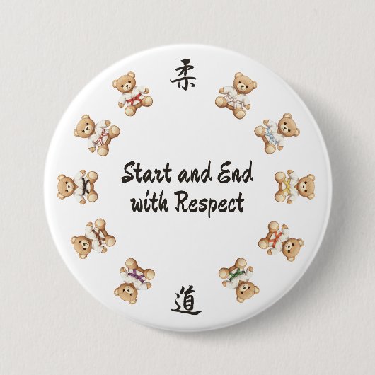 【all】For all judo lovers, young and old. 缶バッジ (正面)