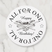 All for One for All Muskeiterハッピーバースデー フェイバータグ (正面)
