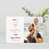 All For The Little One Kids Chirstmas Photo Card シーズンカード (スタンド正面)