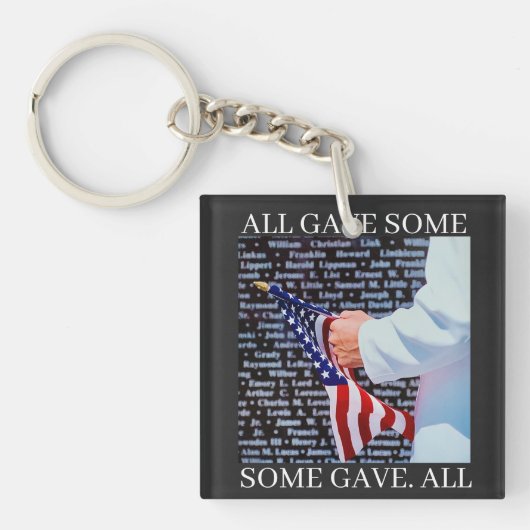 ALL GAVE SOME SOME GAVE ALL キーホルダー (正面)