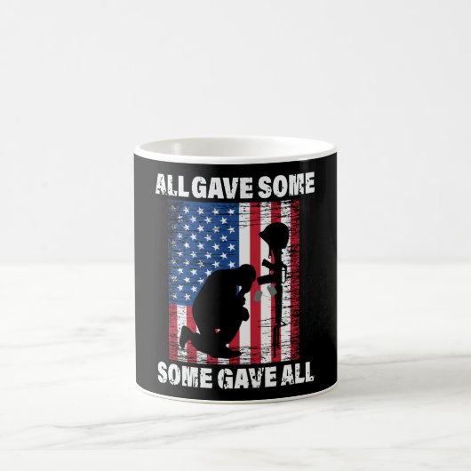 All Gave Some , Some Gave All - USA Army コーヒーマグカップ (中央)