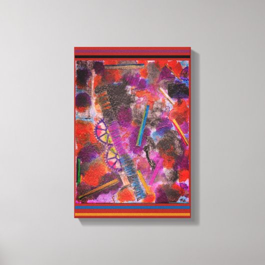 All Geared Up Stretched Canvas Print キャンバスプリント (正面)