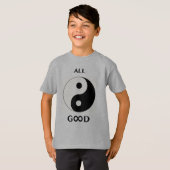 All Good/God (前面)、前絵の絵文字を印刷(背面) Tシャツ (正面フル)