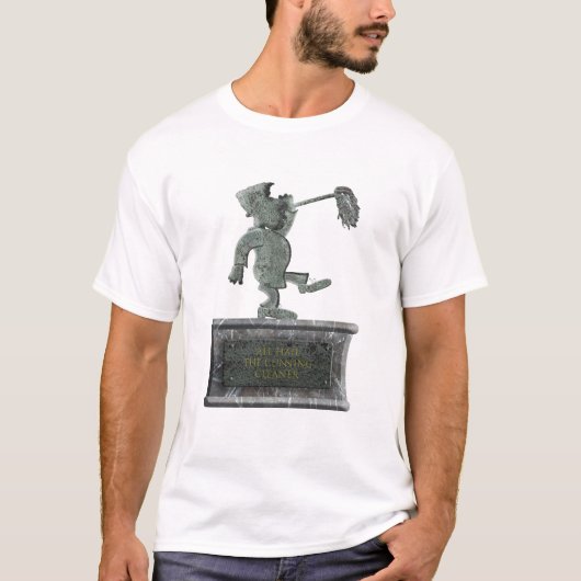 “All hail the cunning cleaner” Tシャツ (正面)