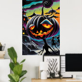 All Hail the Pumpkin-Thing - Ken Gage Art ポスター (ホームオフィス)