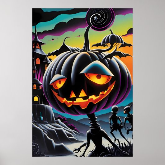 All Hail the Pumpkin-Thing - Ken Gage Art ポスター (正面)