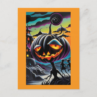 All Hail the Pumpkin-Thing - Ken Gage Art ポストカード