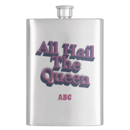 All Hail The Queen 3Dとイニシャル フラスク