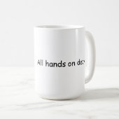 All Hands On Deck Mom's Life Mug コーヒーマグカップ (正面右)