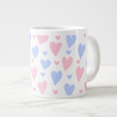 All Heart 🌸 coffee specialty mug ジャンボコーヒーマグカップ (正面右)