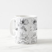 All Heros in Action Mood コーヒーマグカップ (正面左)