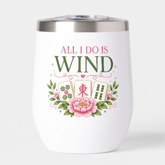 All I Do Is Wind Mahjong Floral Design (正面)