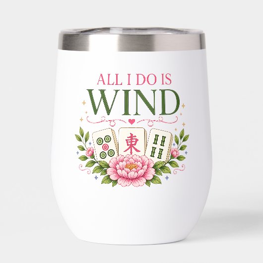 All I Do Is Wind Mahjong Floral Design (背面)
