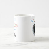 All I Need Is Caffeine With My Mom – Cute Cat Coff コーヒーマグカップ (中央)