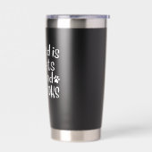 All I Need is Cats and Books | Cozy Cat Lover 保温保冷タンブラー (左面)